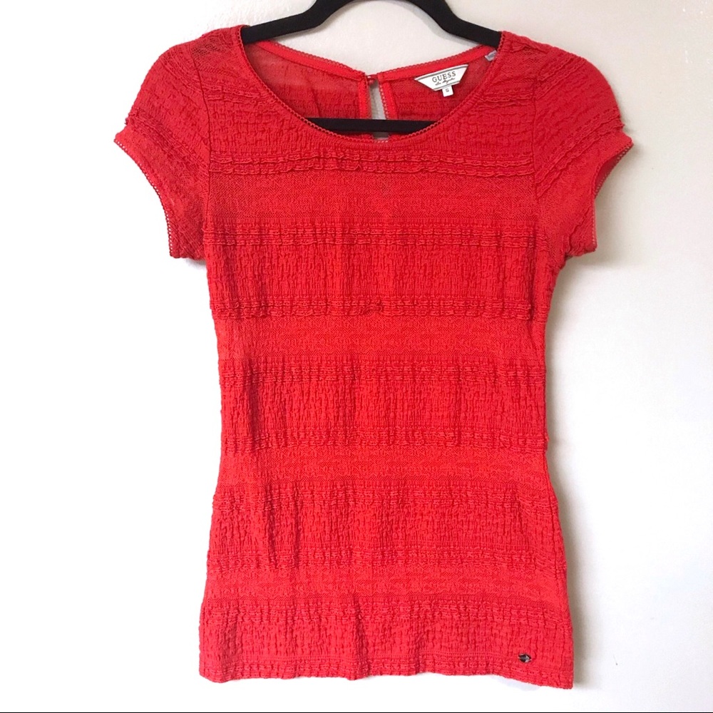 Guess Shirt - Red - Small
